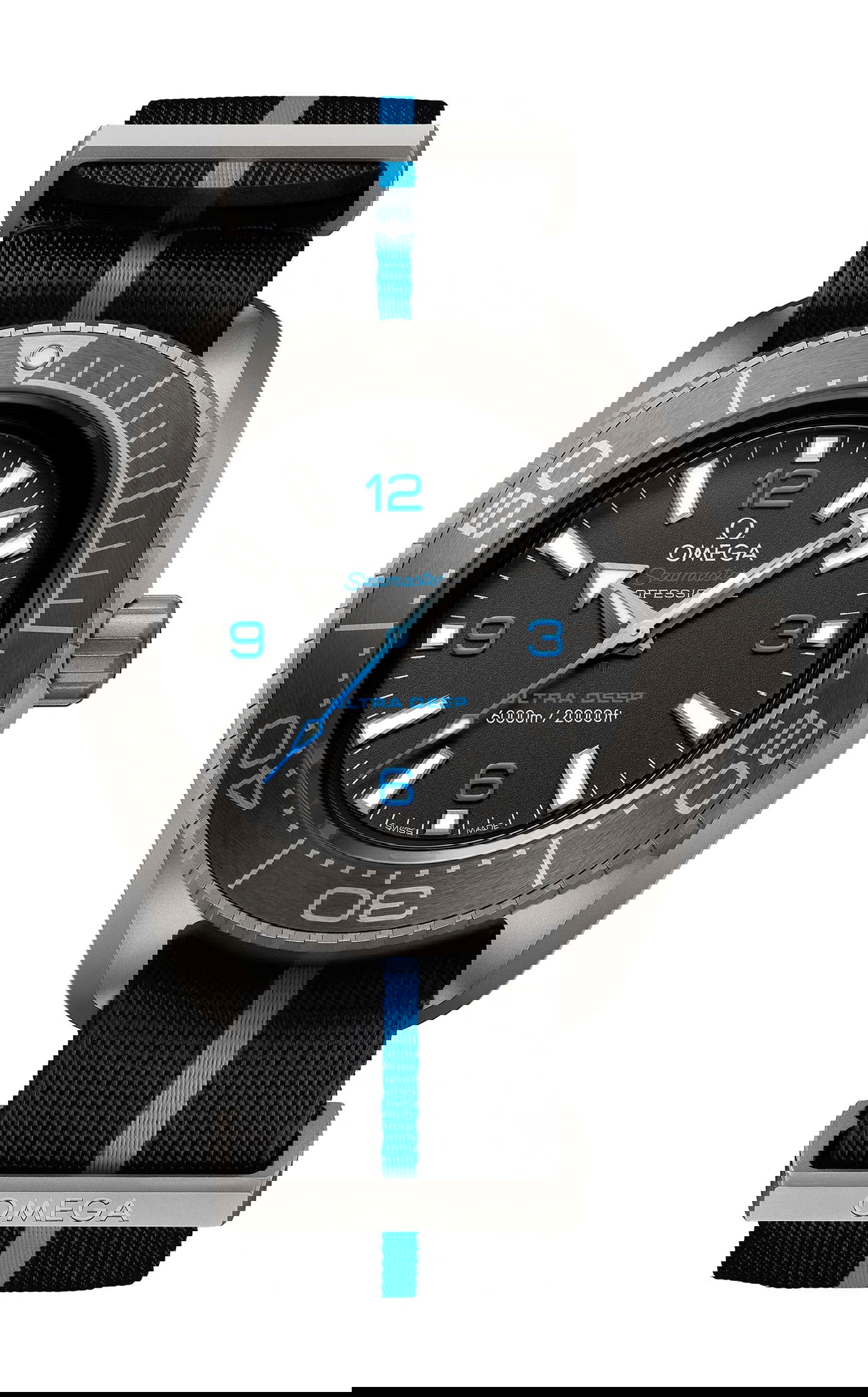 Omega Seamaster luxury timepiece - detailed view