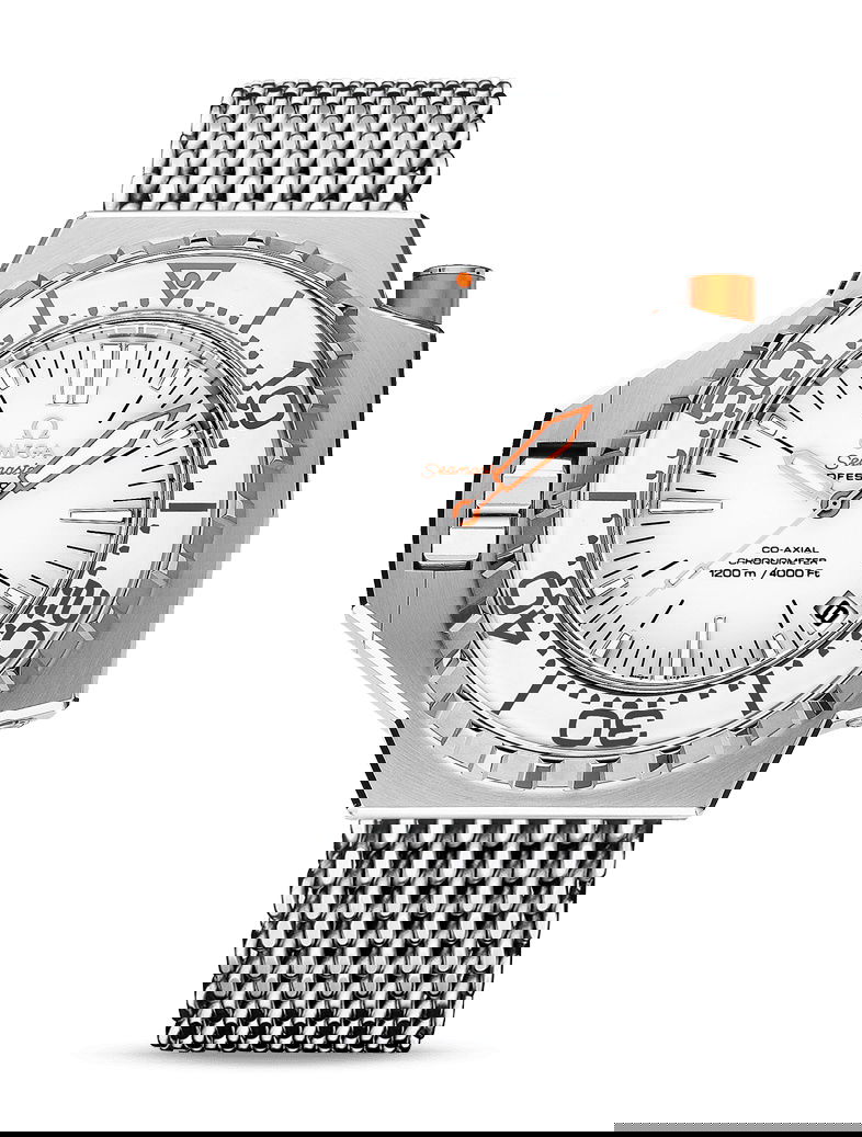 Omega Seamaster luxury timepiece - detailed view