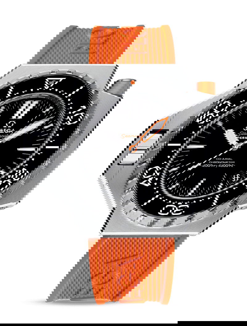Omega Seamaster luxury timepiece - detailed view
