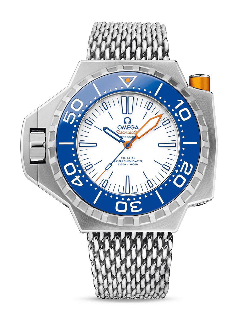 Omega Seamaster luxury timepiece - detailed view