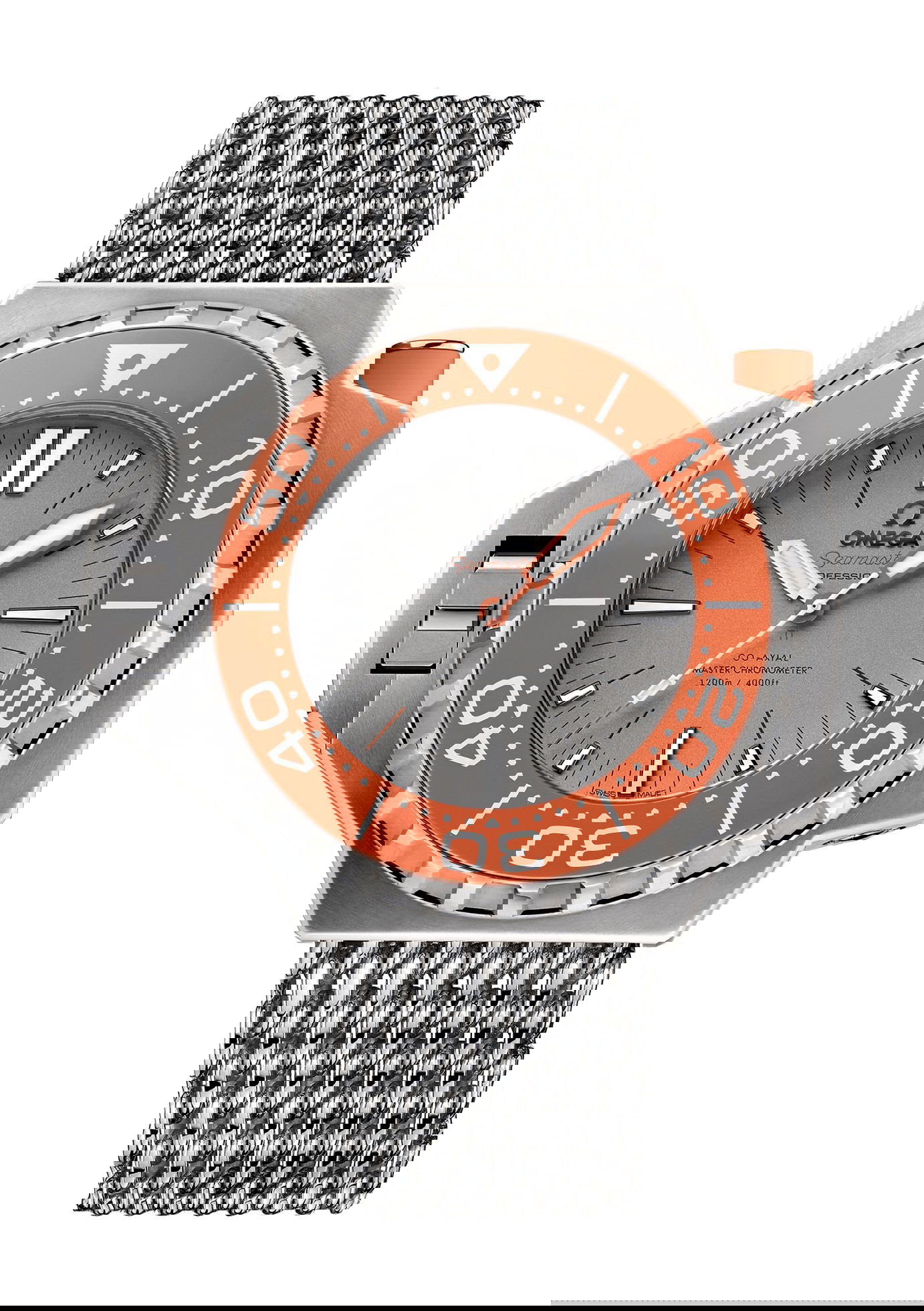 Omega Seamaster luxury timepiece - detailed view