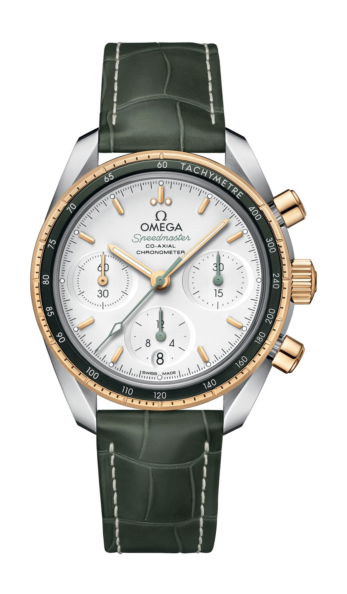 Omega Speedmaster luxury timepiece - detailed view