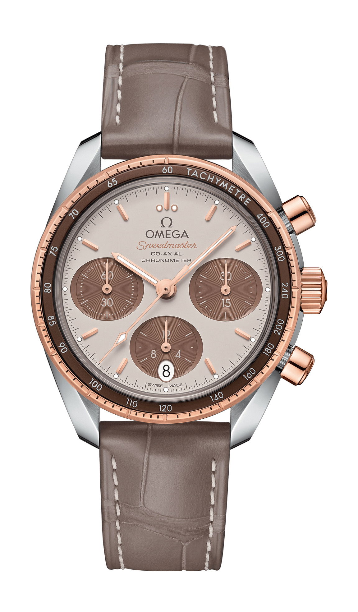 Omega Speedmaster luxury timepiece - detailed view