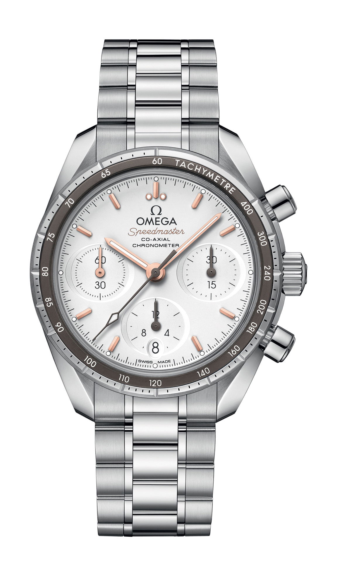 Omega Speedmaster luxury timepiece - detailed view