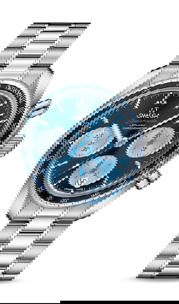 Omega Speedmaster luxury timepiece - detailed view