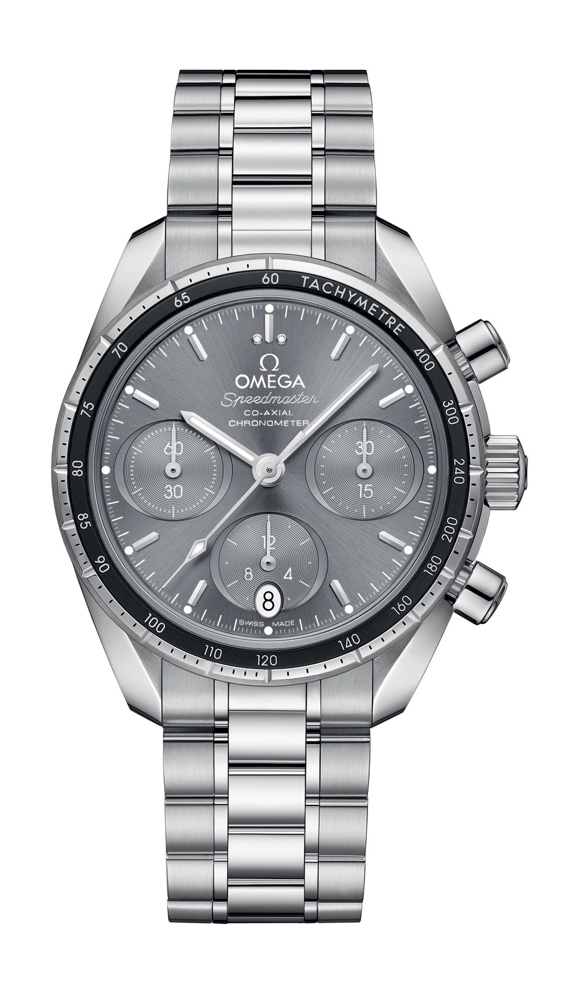 Omega Speedmaster luxury timepiece - detailed view