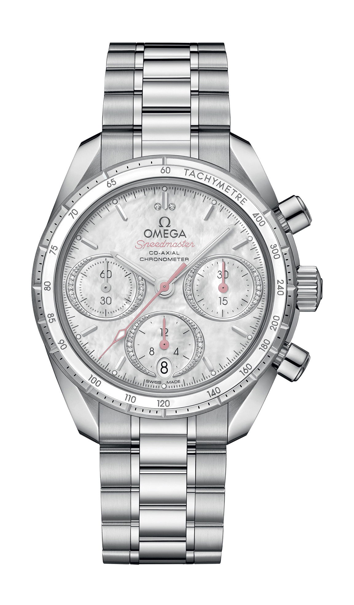 Omega Speedmaster luxury timepiece - detailed view