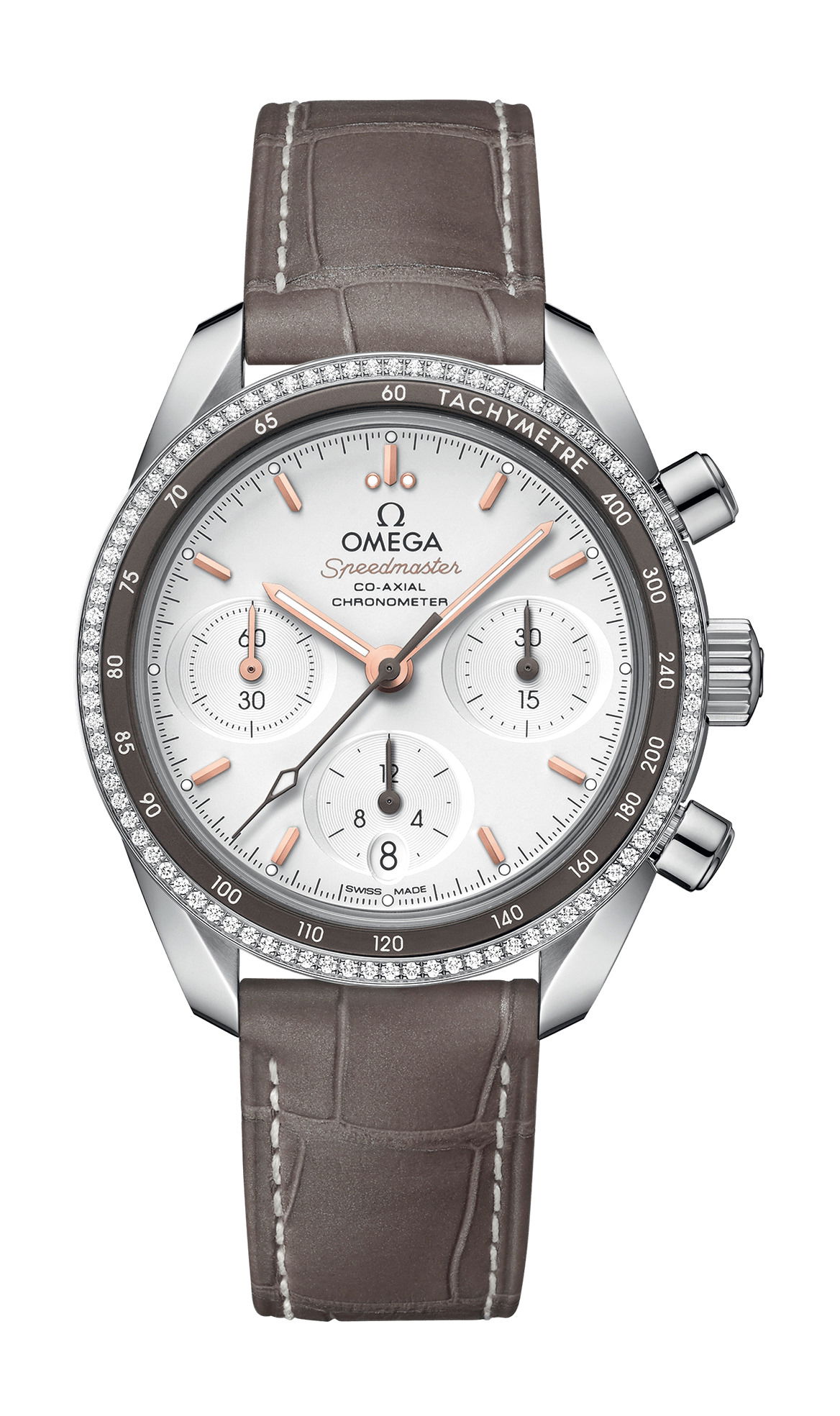 Omega Speedmaster luxury timepiece - detailed view