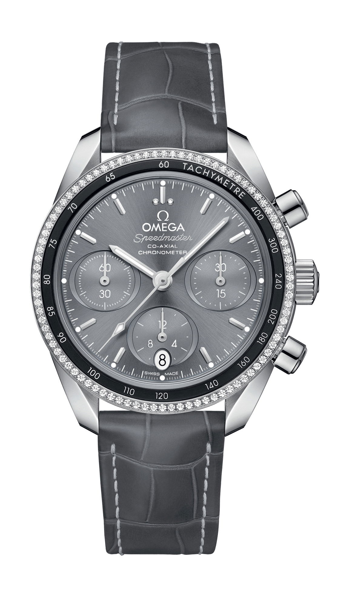 Omega Speedmaster luxury timepiece - detailed view