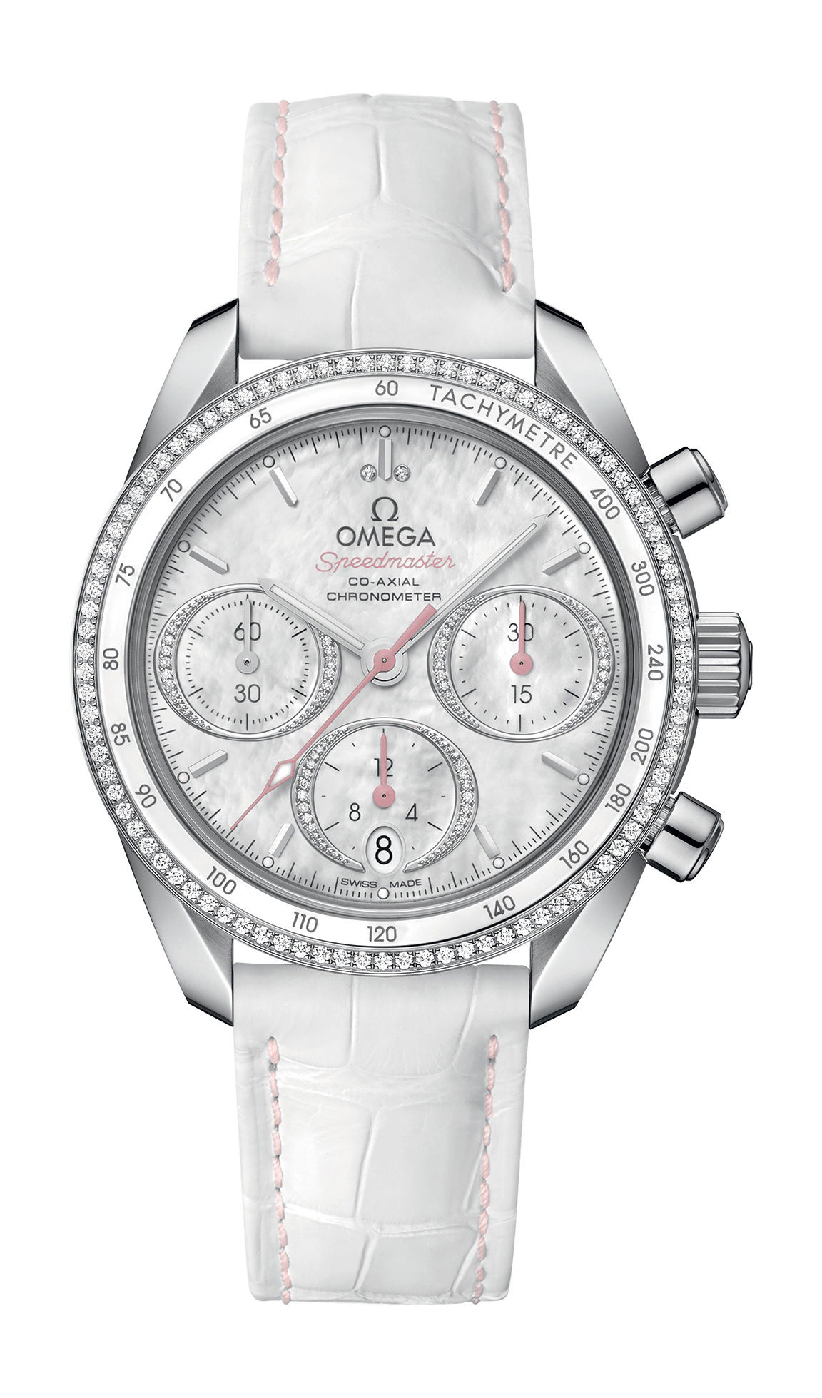 Omega Speedmaster luxury timepiece - detailed view