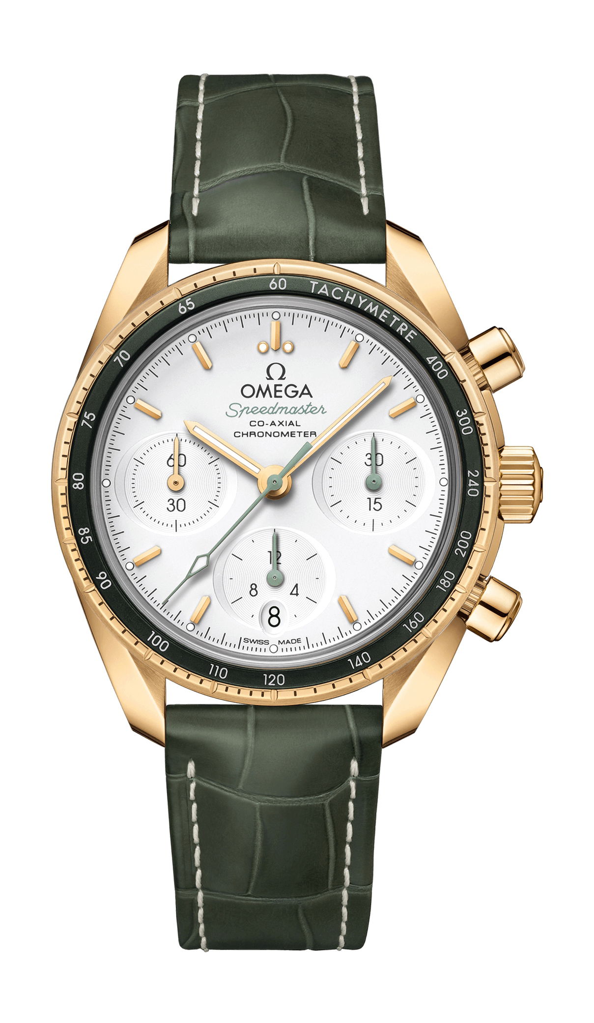 Omega Speedmaster luxury timepiece - detailed view