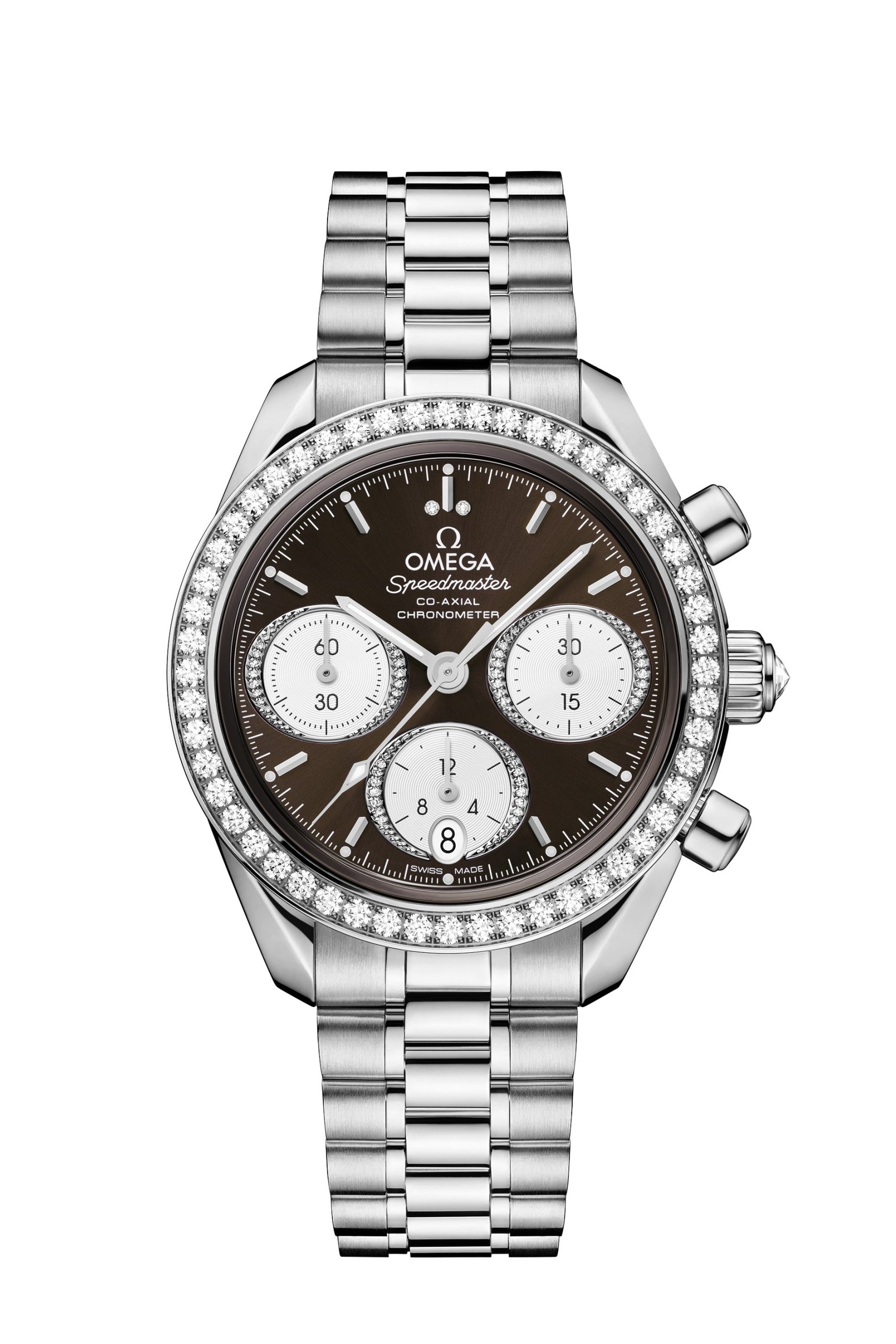 Omega Speedmaster luxury timepiece - detailed view