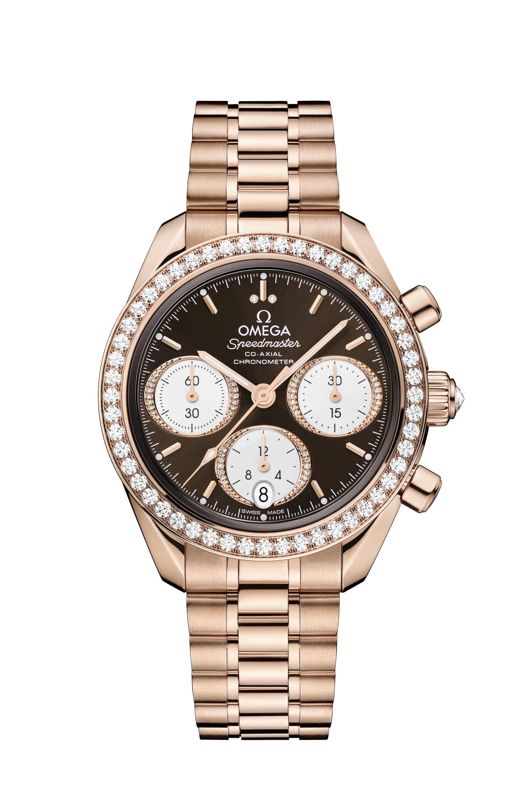 Omega Speedmaster luxury timepiece - detailed view