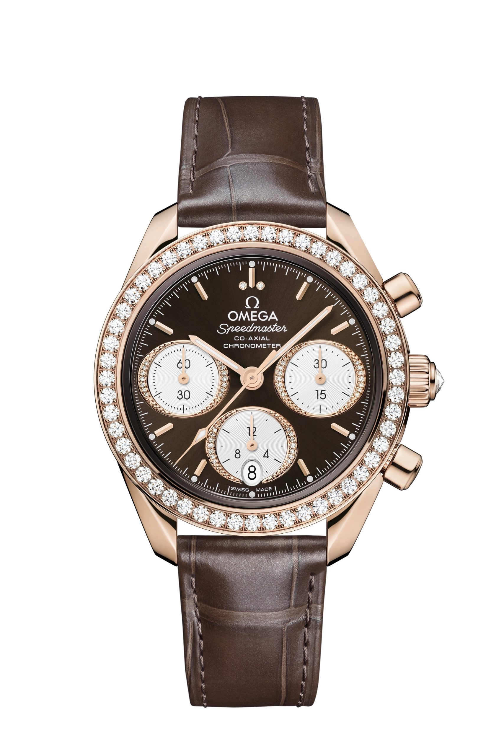 Omega Speedmaster luxury timepiece - detailed view