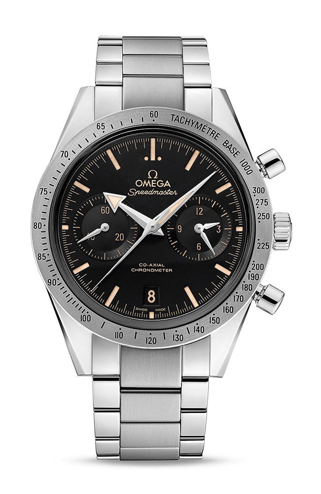 Omega Speedmaster luxury timepiece - detailed view