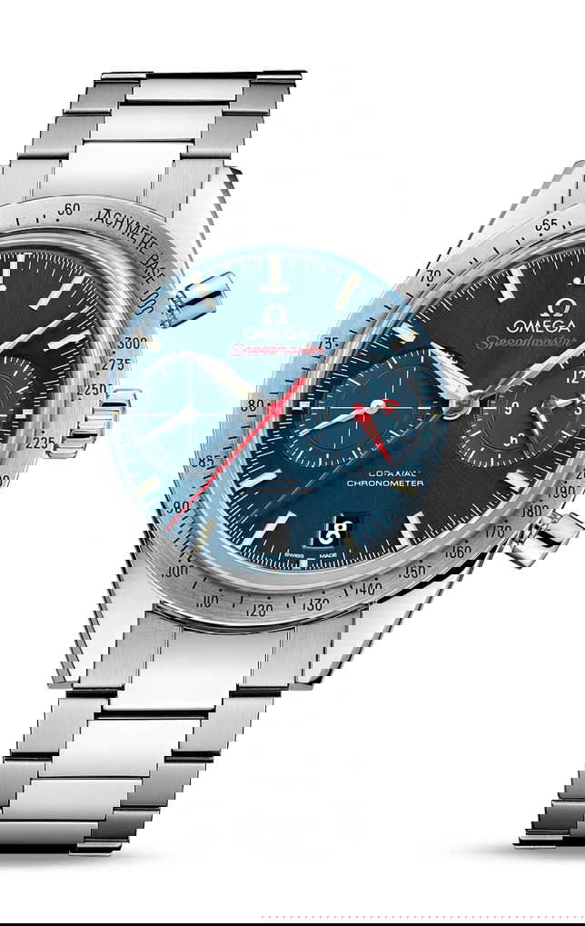 Omega Speedmaster luxury timepiece - detailed view