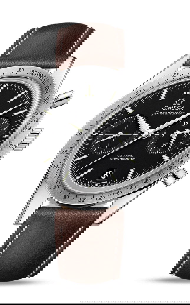 Omega Speedmaster luxury timepiece - detailed view