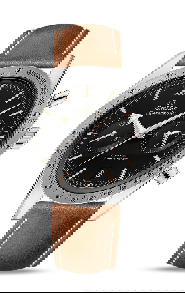 Omega Speedmaster luxury timepiece - detailed view