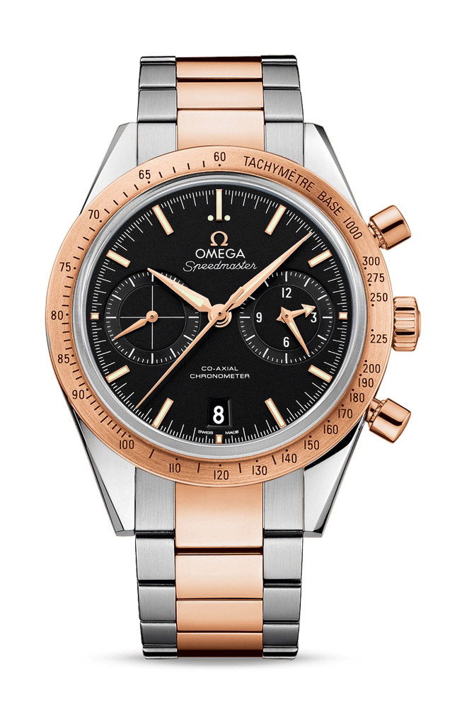 Omega Speedmaster luxury timepiece - detailed view