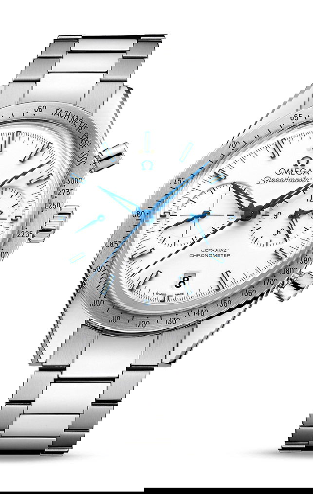 Omega Speedmaster luxury timepiece - detailed view