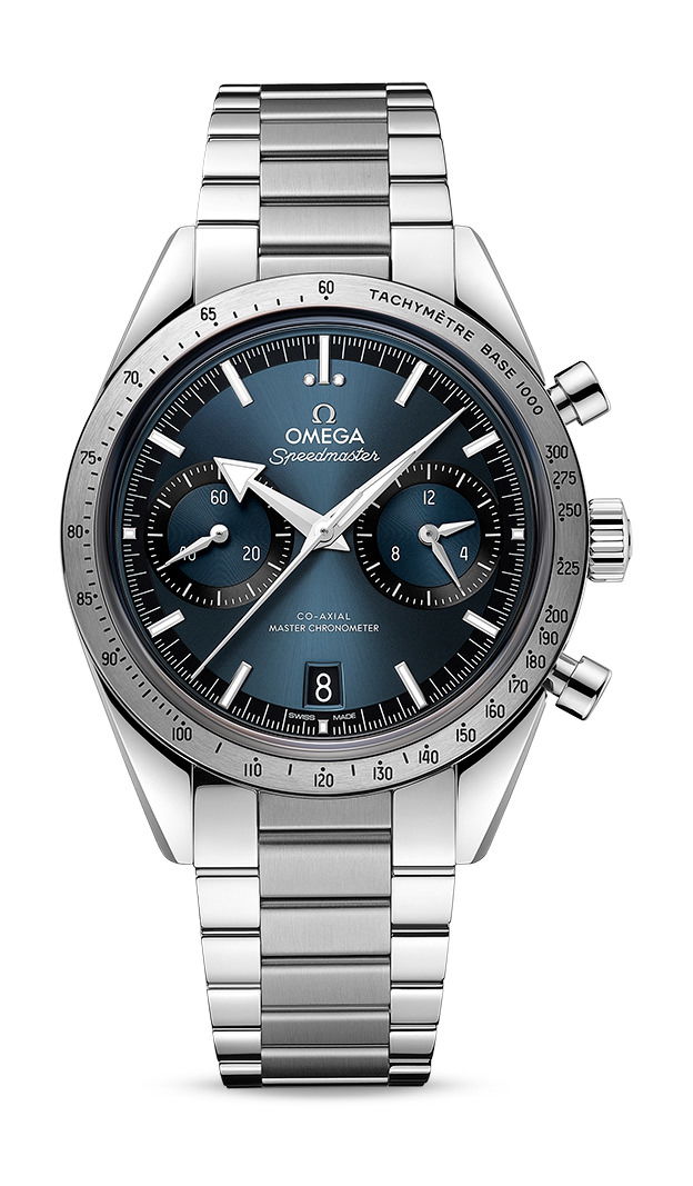 Omega Speedmaster luxury timepiece - detailed view