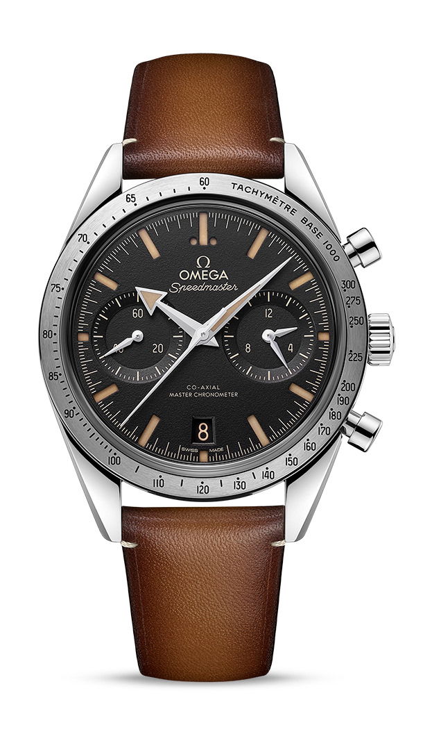 Omega Speedmaster luxury timepiece - detailed view