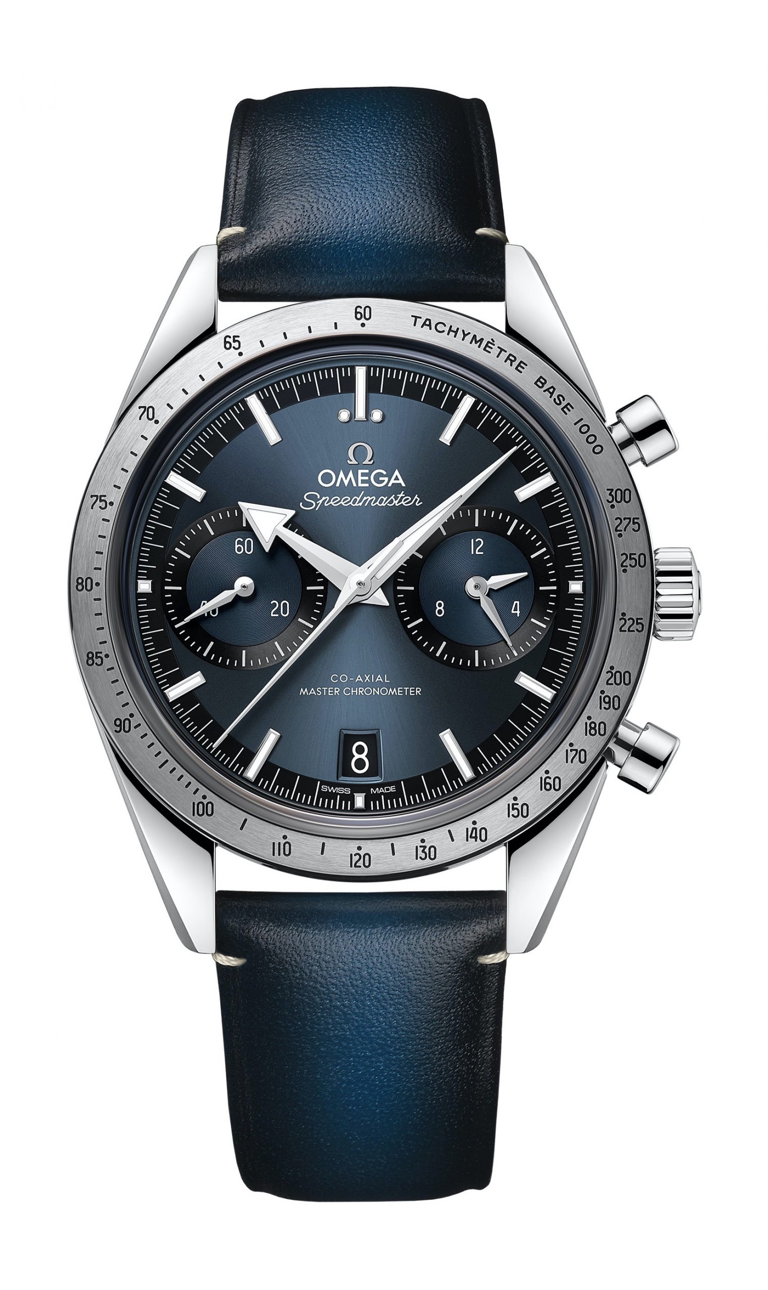 Omega Speedmaster luxury timepiece - detailed view