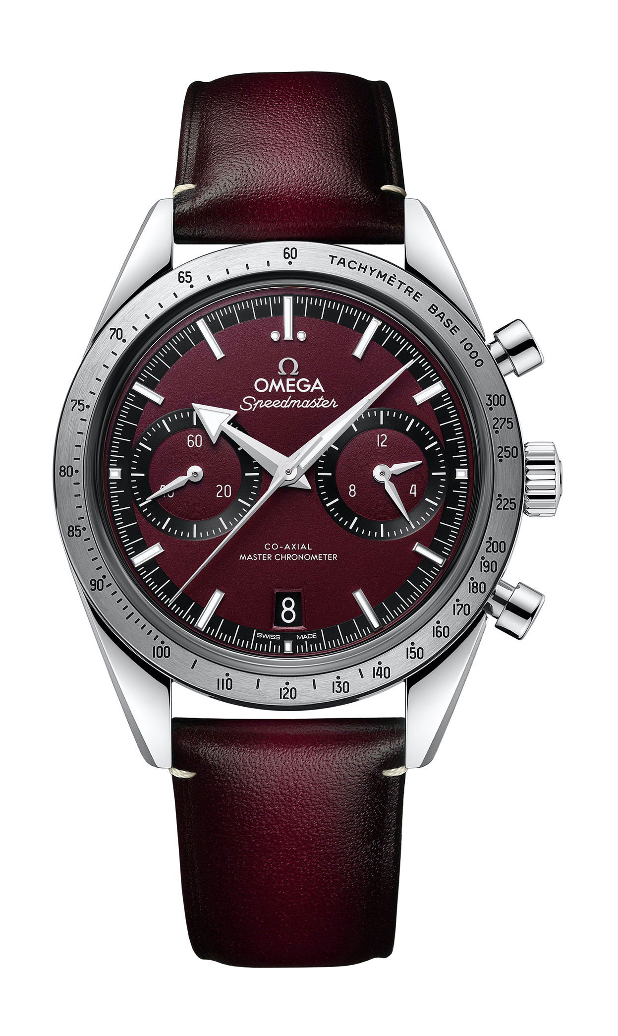 Omega Speedmaster luxury timepiece - detailed view