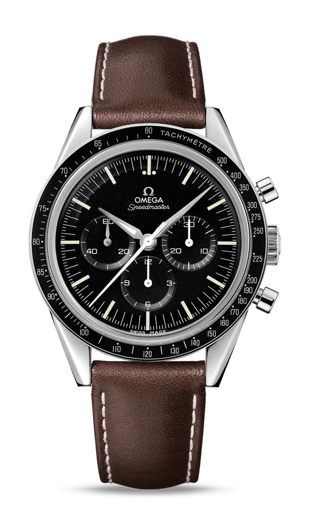Omega Speedmaster luxury timepiece - detailed view