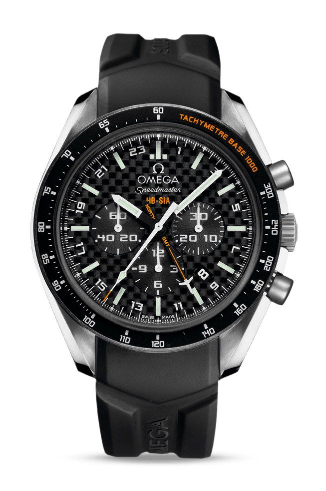 Omega Speedmaster luxury timepiece - detailed view