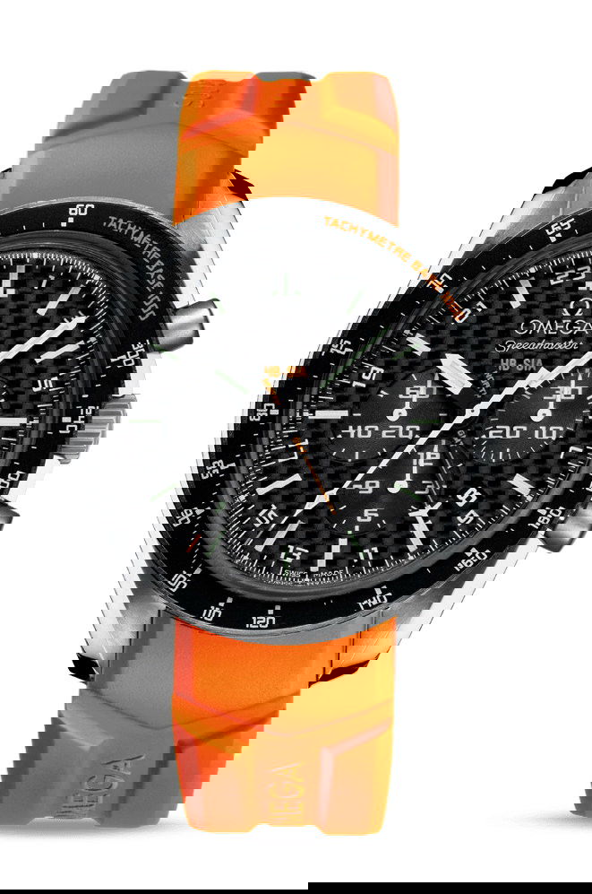 Omega Speedmaster luxury timepiece - detailed view