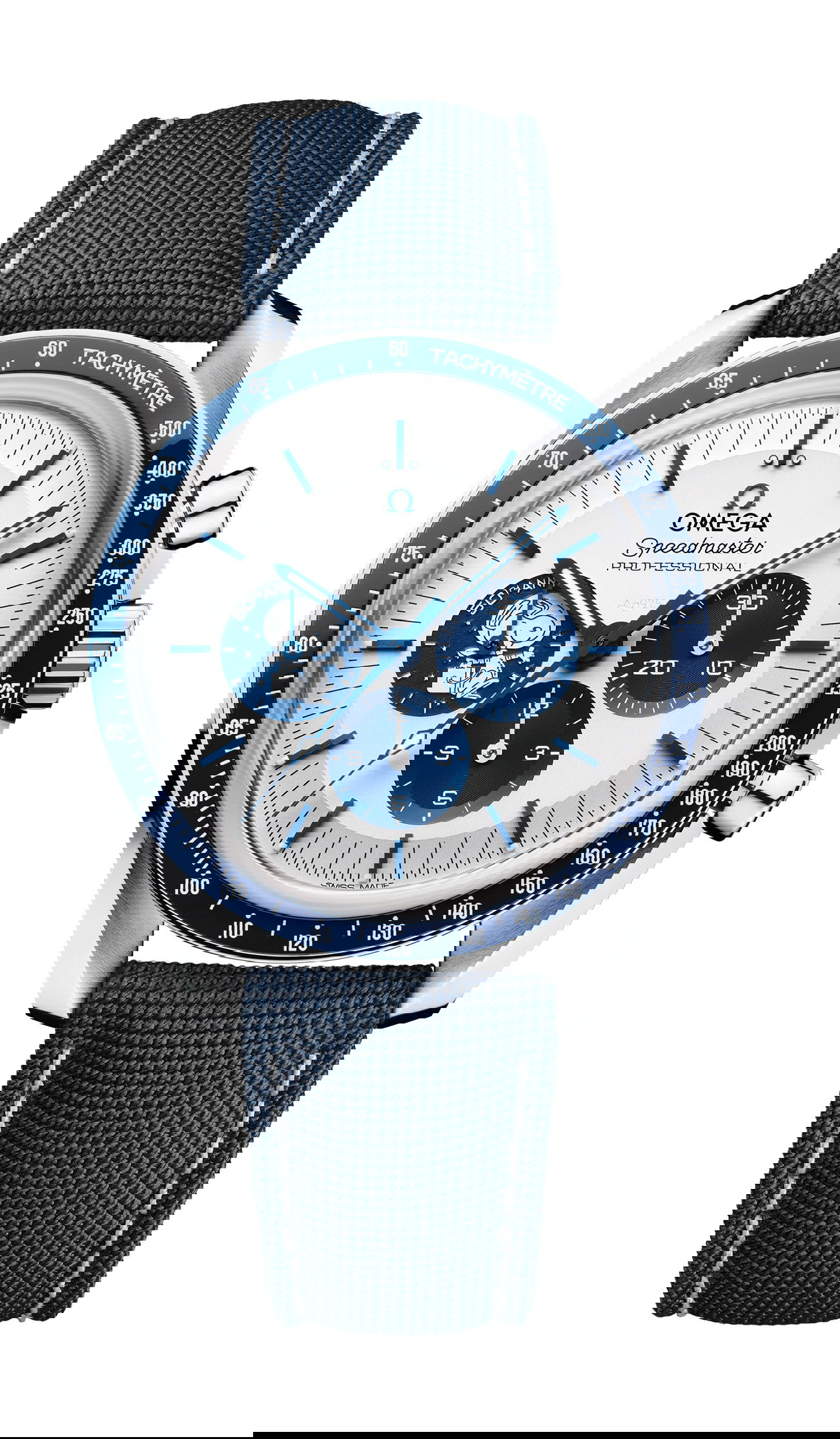 Omega Speedmaster luxury timepiece - detailed view