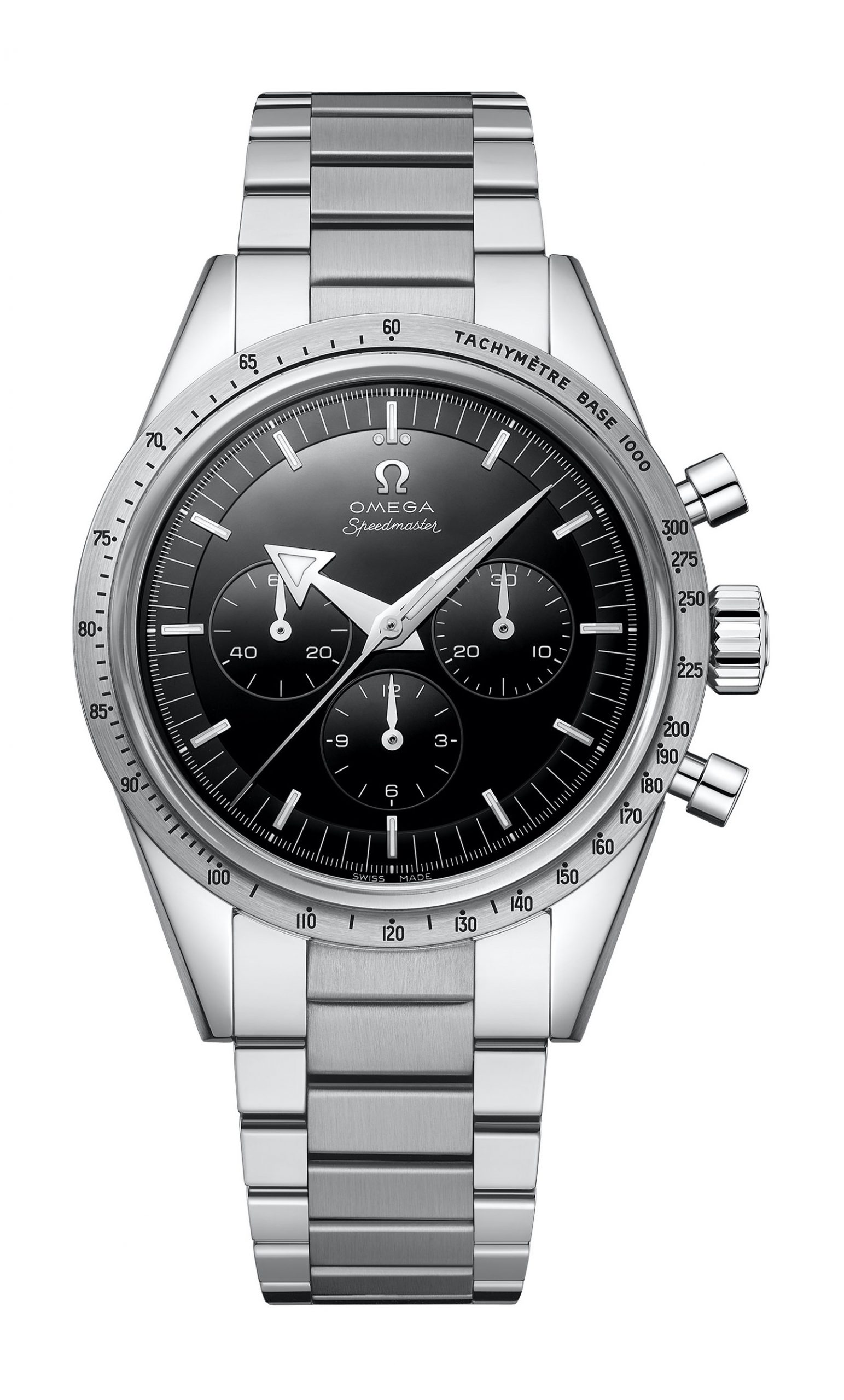 Omega Speedmaster luxury timepiece - detailed view
