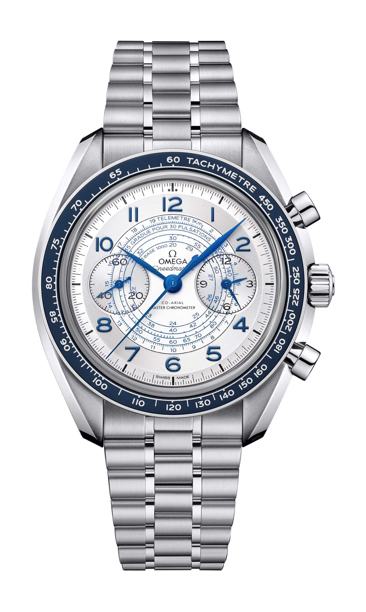 Omega Speedmaster luxury timepiece - detailed view