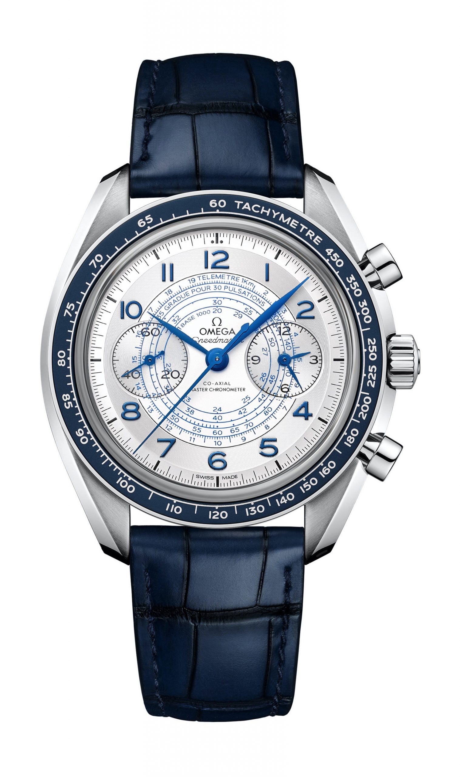 Omega Speedmaster luxury timepiece - detailed view