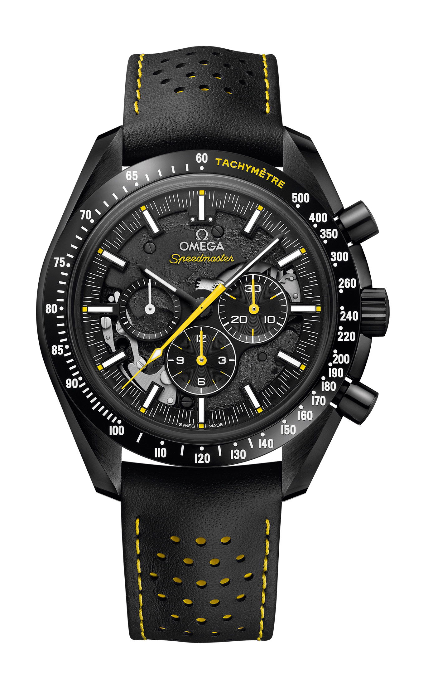 Omega Speedmaster luxury timepiece - detailed view
