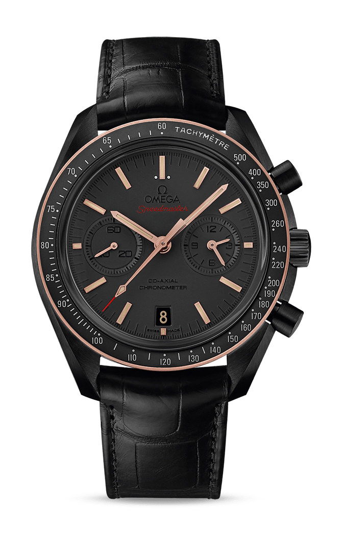 Omega Speedmaster luxury timepiece - detailed view