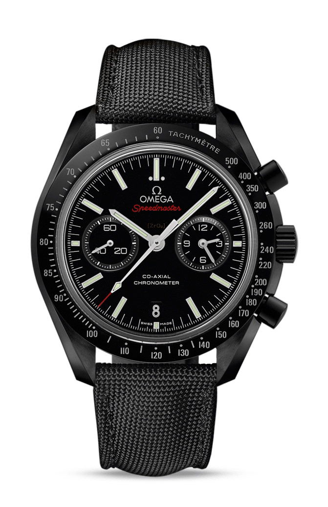 Omega Speedmaster luxury timepiece - detailed view