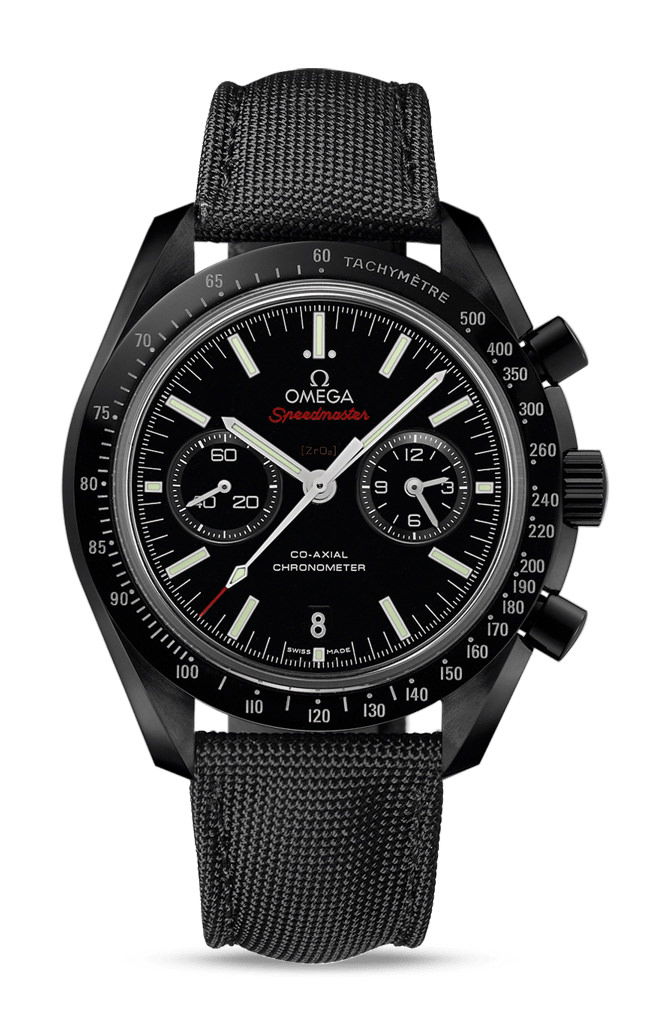 Omega Speedmaster luxury timepiece - detailed view