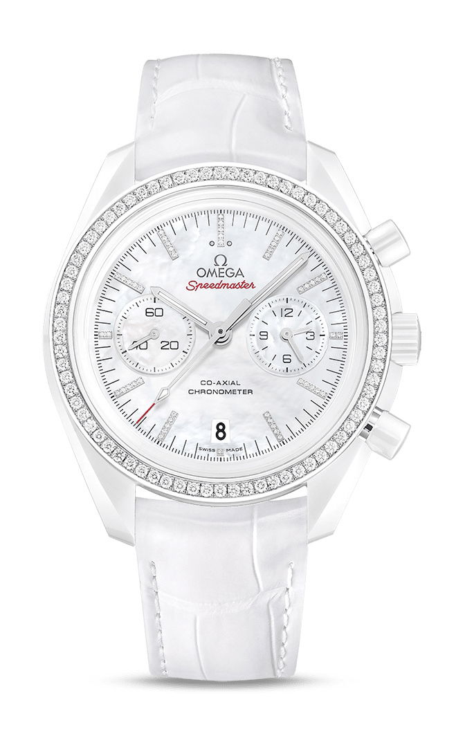 Omega Speedmaster luxury timepiece - detailed view
