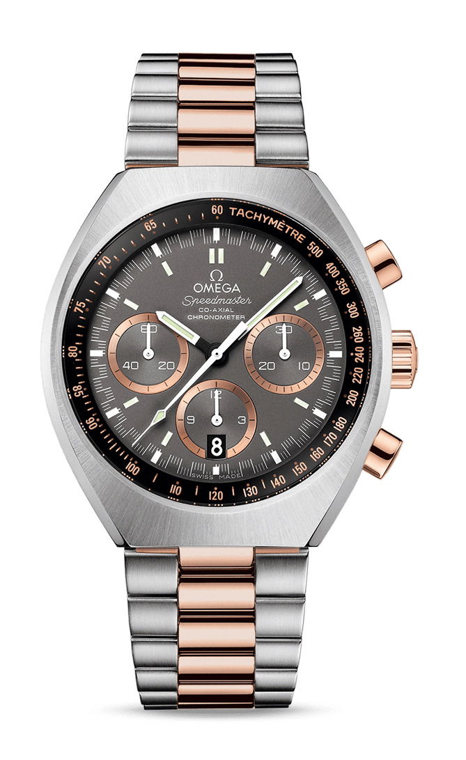 Omega Speedmaster luxury timepiece - detailed view