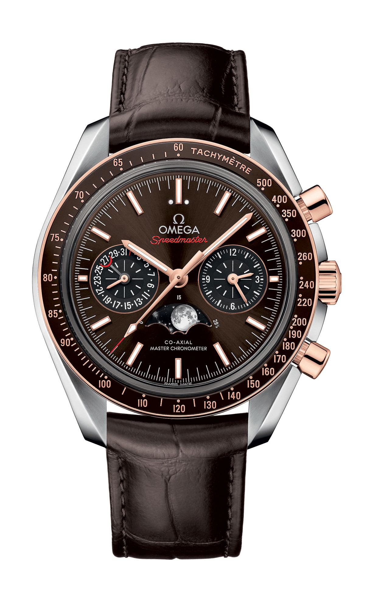 Omega Speedmaster luxury timepiece - detailed view
