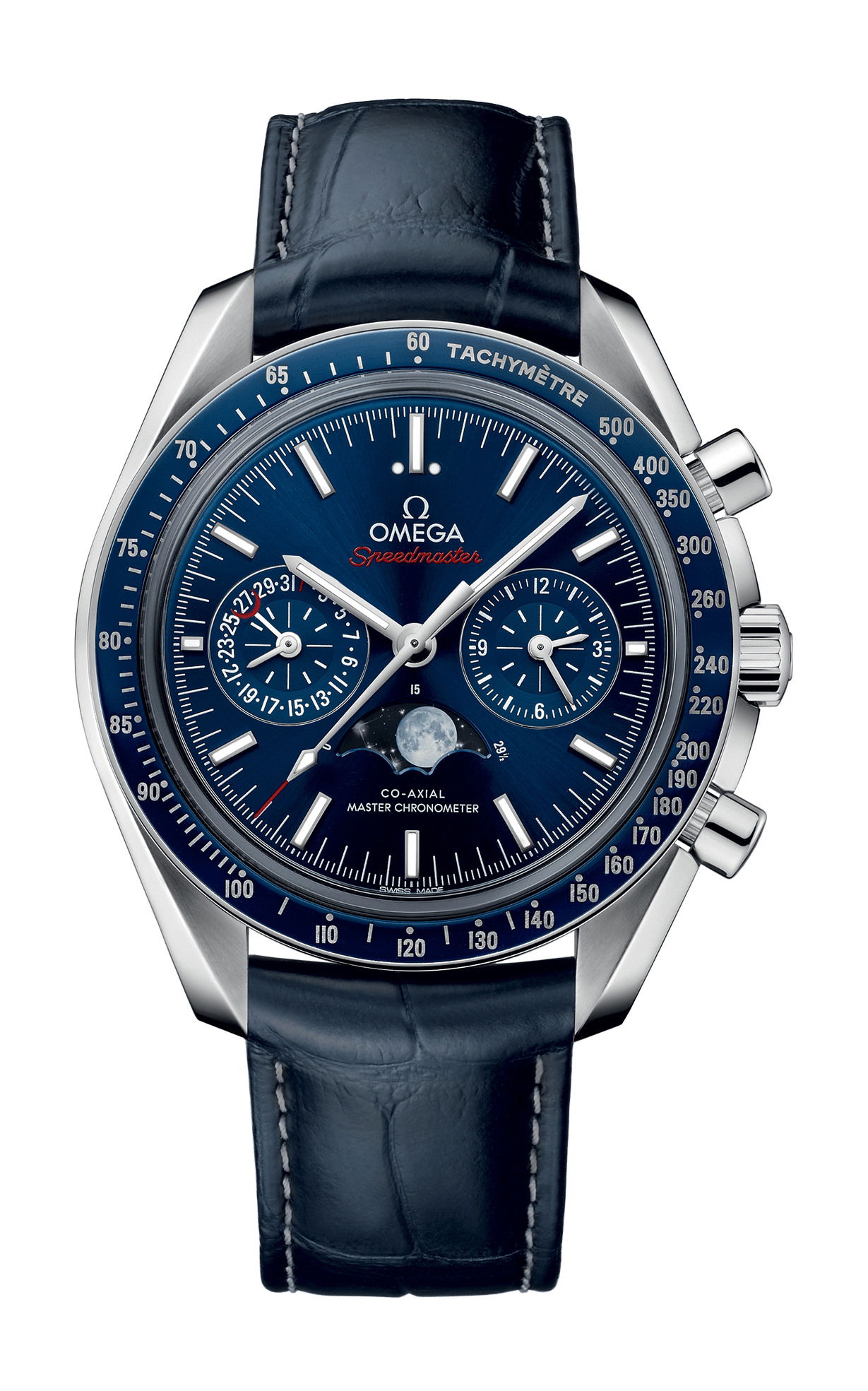 Omega Speedmaster luxury timepiece - detailed view