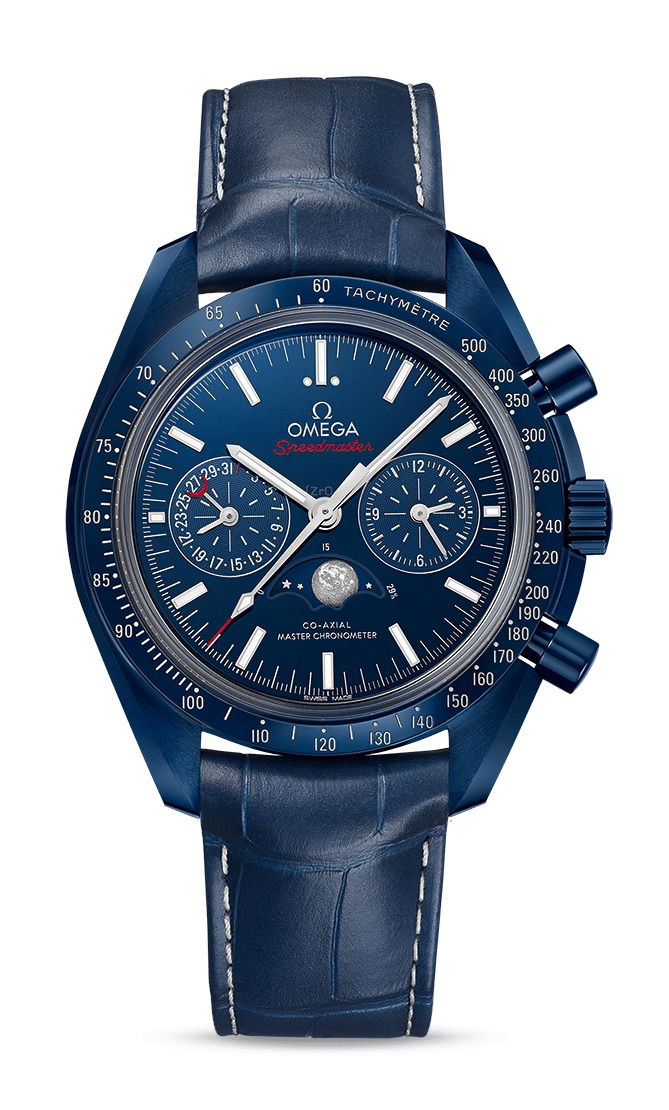 Omega Speedmaster luxury timepiece - detailed view