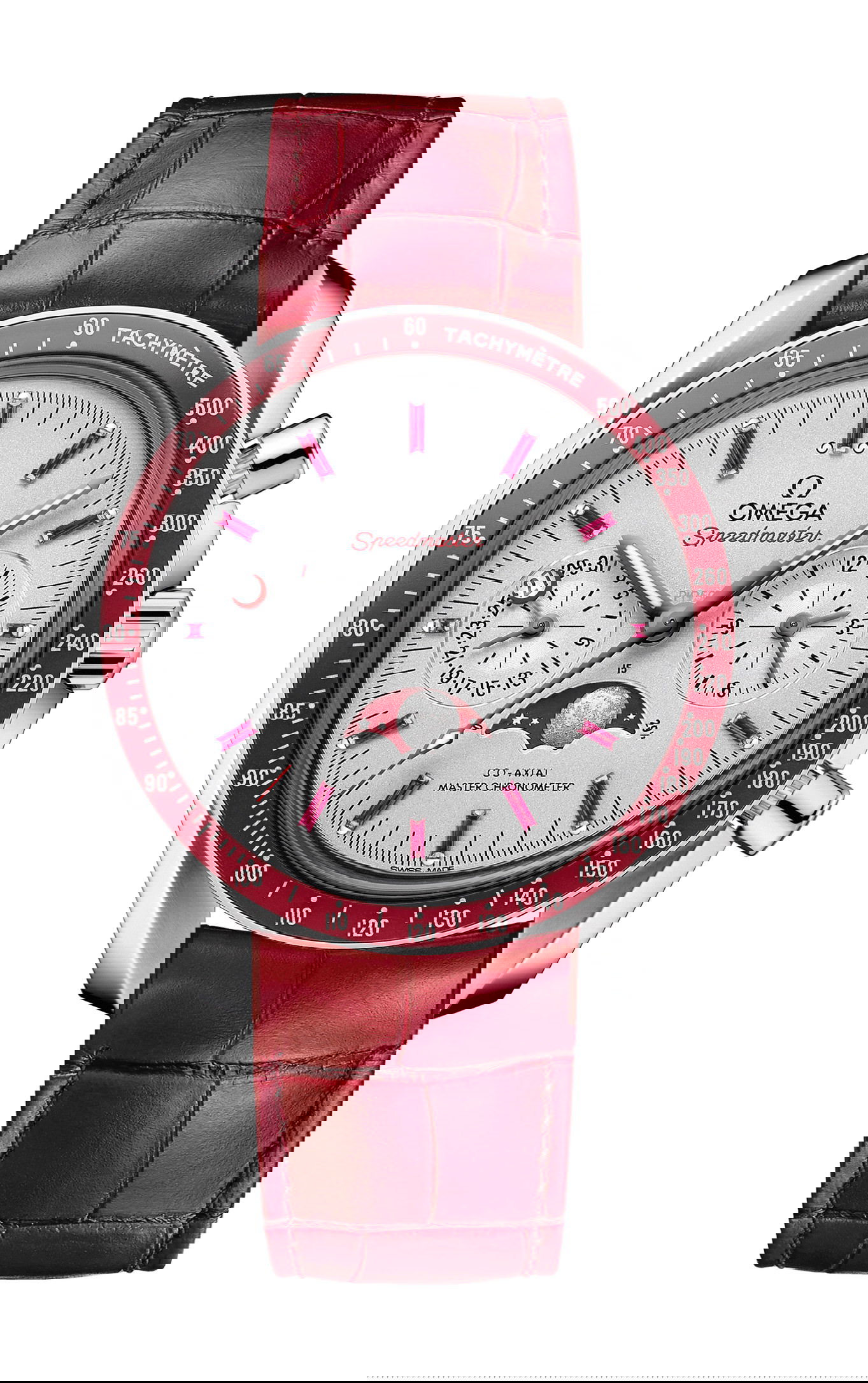Omega Speedmaster luxury timepiece - detailed view