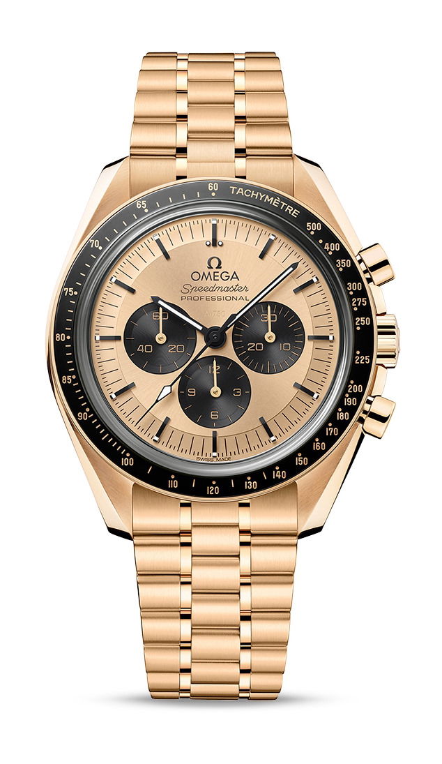 Omega Speedmaster luxury timepiece - detailed view