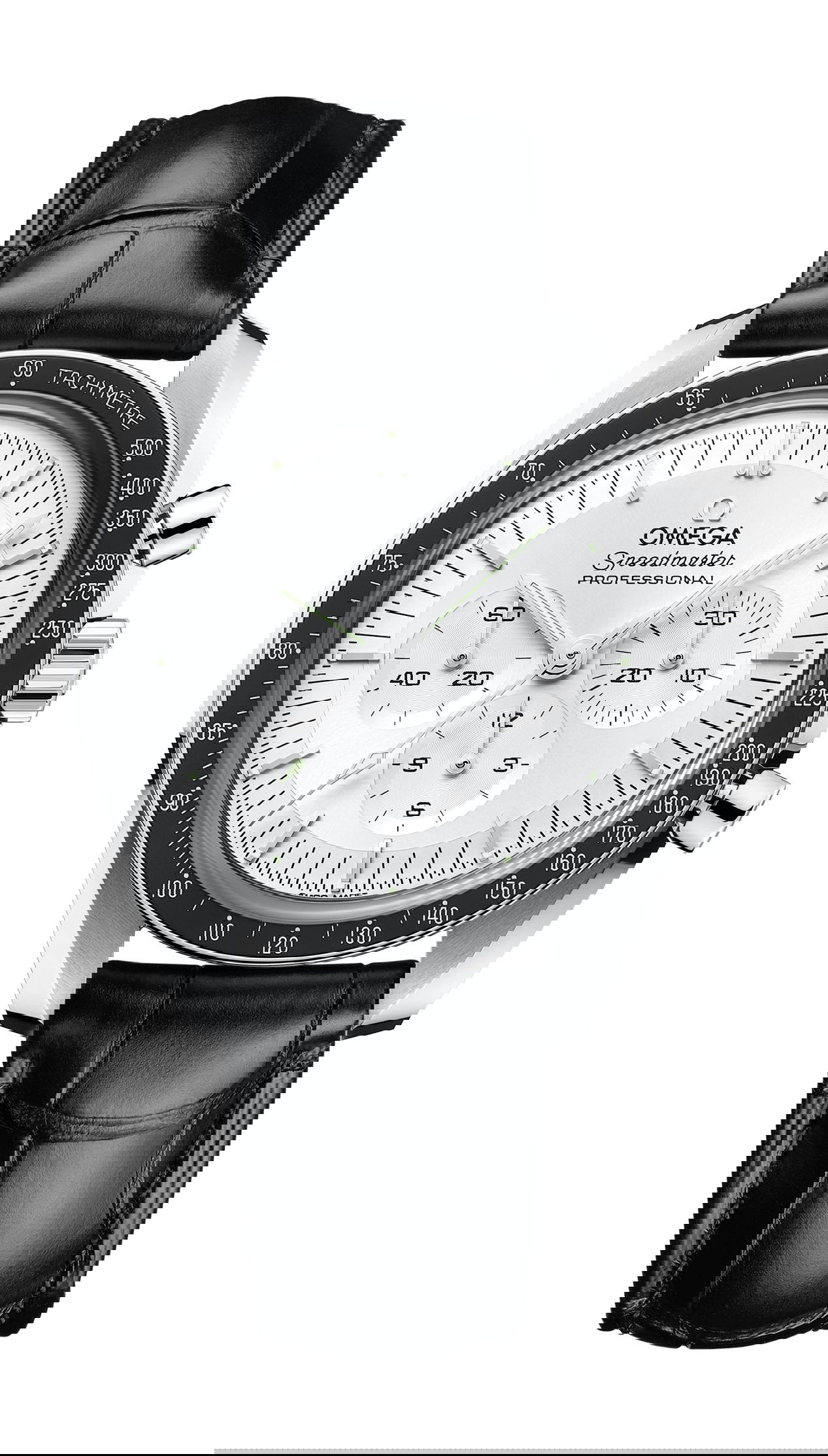 Omega Speedmaster luxury timepiece - detailed view