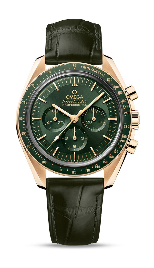 Omega Speedmaster luxury timepiece - detailed view