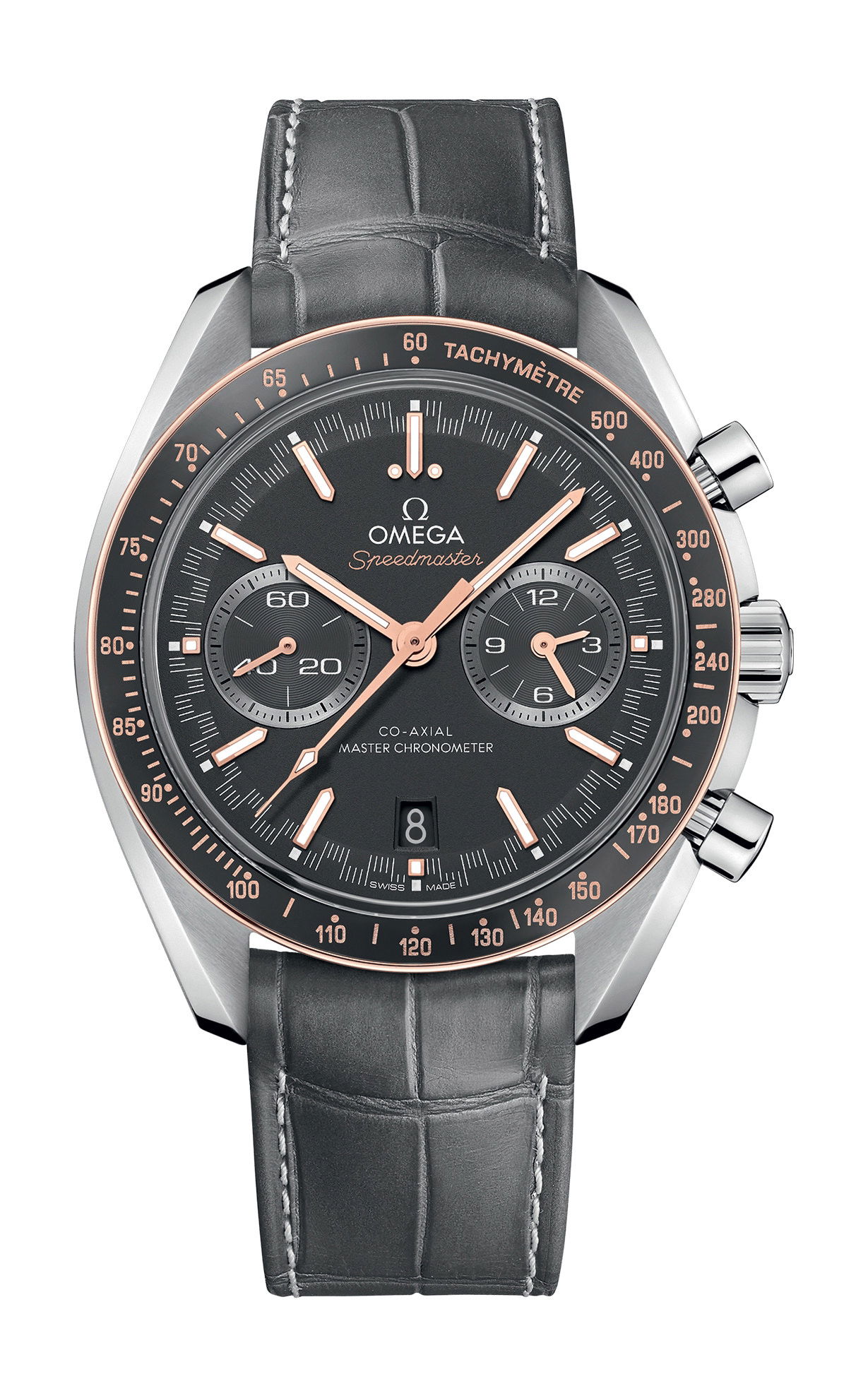 Omega Speedmaster luxury timepiece - detailed view