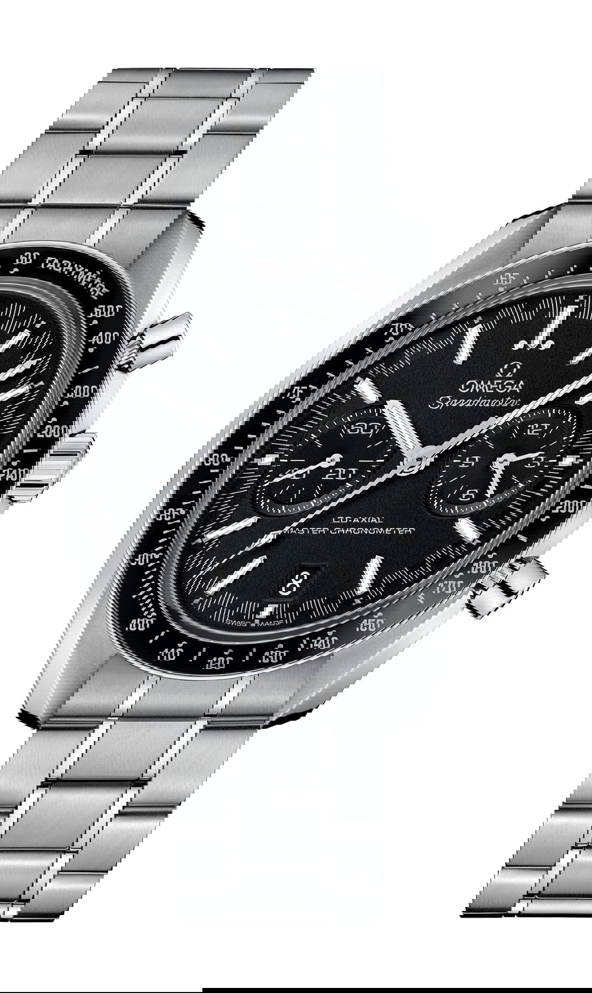 Omega Speedmaster luxury timepiece - detailed view